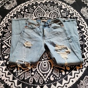 Wedgie levis distressed jeans
